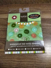 Kushies Waterproof Bib With Sleeves Eating Crafting Multicolor Unisex 4-6 Yrs