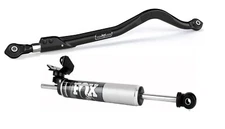 TeraFlex HD Forged Adj Front Track Bar + Fox 2.0 Steering Stab for 18-25 Jeep JT