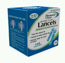 Pharmacist Choice Twist Top Lancets 31G - 100 ct