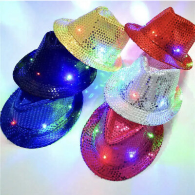 Weihnachtsmütze Geburtstagsmütze Blinklicht LED Mütze für Kinder Kids Jungen Mädchen