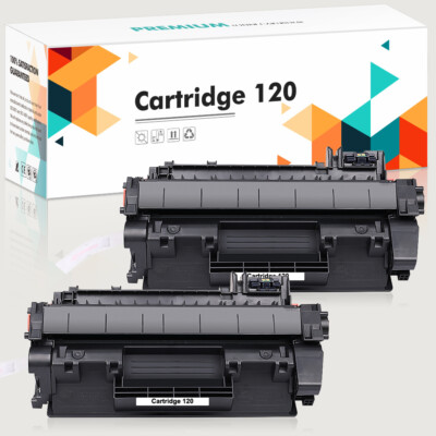 2 Pack 120 C120 Ink Toner Cartridge For Canon 120 D1120 D1150 D1370 D1380 MF6680