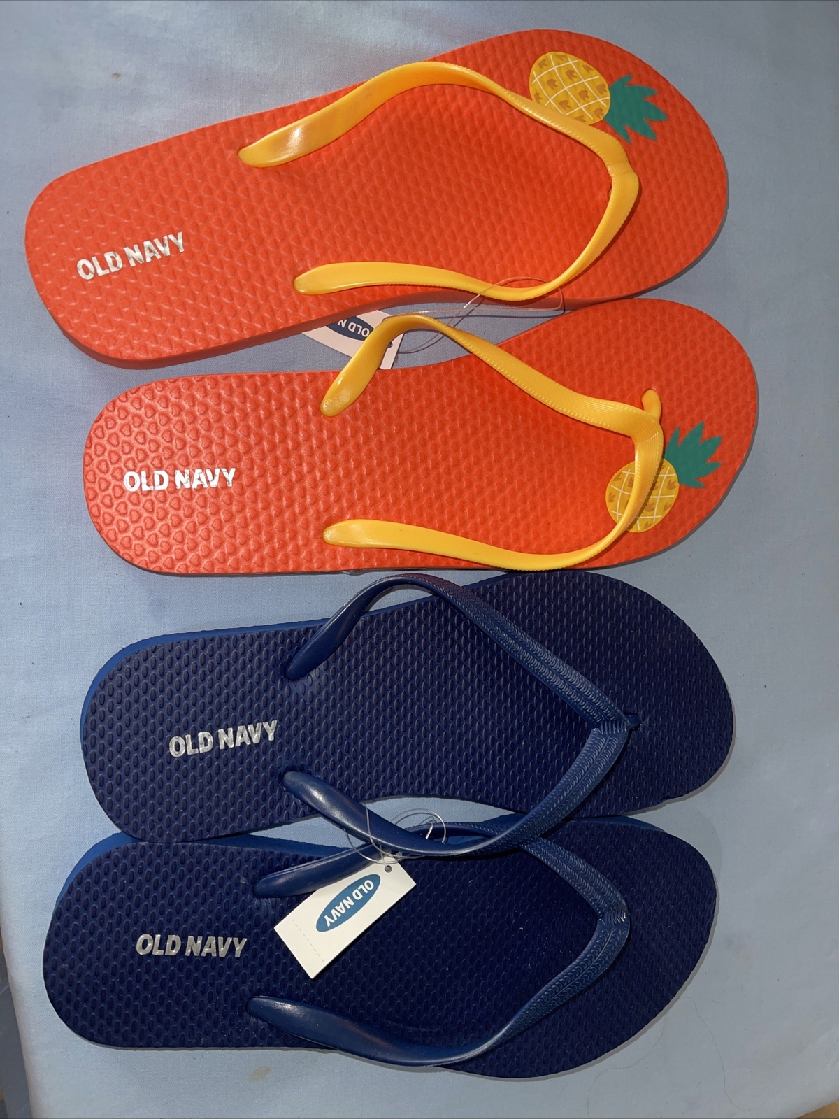 Lotto di 2 sandali infradito donna nuovi con etichette vecchioa perizo marino orango marino ananas tag