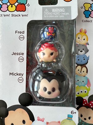Disney Tsum Tsum Figures Two 3-Packs Series 3 NIP! Mickey Jessie