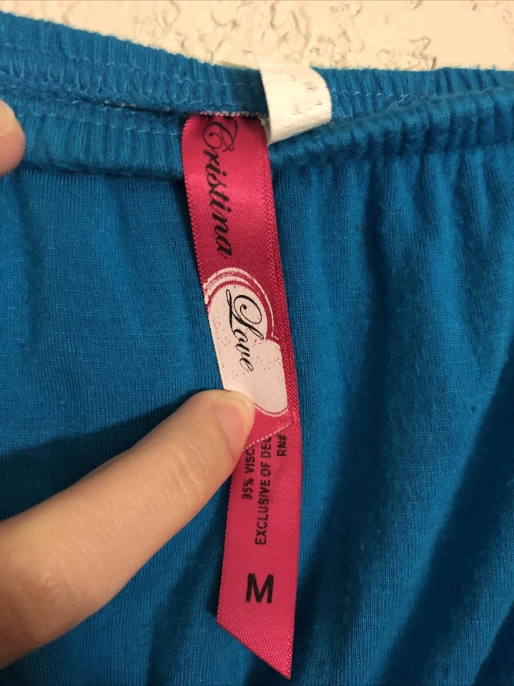 Maxi Vestido Y2k Medio Teal Tubo Top Bandeau Estrás Flor De Lis De Colección Foto 4 de 4