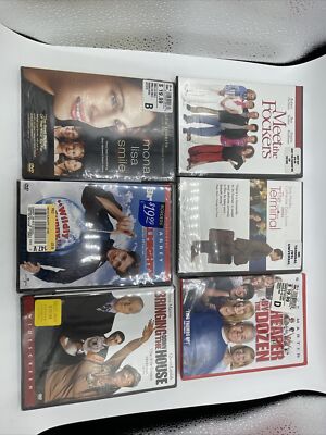 Lot 6 Movies DVD Sealed Fockers Bruce Almighty, Terminal Cheaper Dozen Mona Lisa