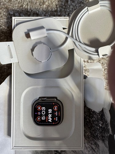 Apple Watch Ultra 2, 49mm Titanium Case with Milanese Loop Band / 2 others