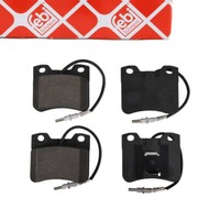 Febi BremsbeläGe + Warnkontakt FüR Citroen Ax Peugeot 106 1 2 Vorne 4252.84