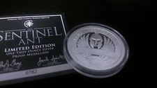 2013 SENTINEL PROOF STRIKE MEDALLION - HOT NEW .999 SILVER - BEAUTIFUL BU STRIKE