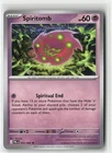 Spiritomb 035/084 NON-HOLO Exclusive - Pokemon TCG Pitch Black NM