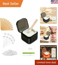 Complete Nose Wax Kit for Men Women - Portable Wax Heater Included