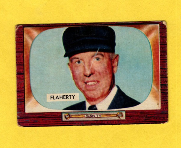 1955 Bowman John Flaherty #272 Umpire Fair Marked FREE SHIPPING