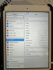 Apple iPad mini 1 1st Generation 16 GB MD531LL/A Wi-Fi 7.9" Tablet iOs ver 9.3.5