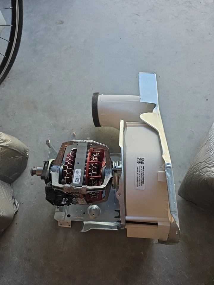 Conjunto de motor soplador secador GE OEM WE17X24535 Foto 3 de 3