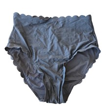 J. Crew Factory High-Rise Scalloped Bikini Bottom Size S NWT