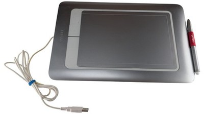 Wacom Bamboo Fun CTH 661 S Pen and Touch USB Graphics Tablet Silver Stylus Cable
