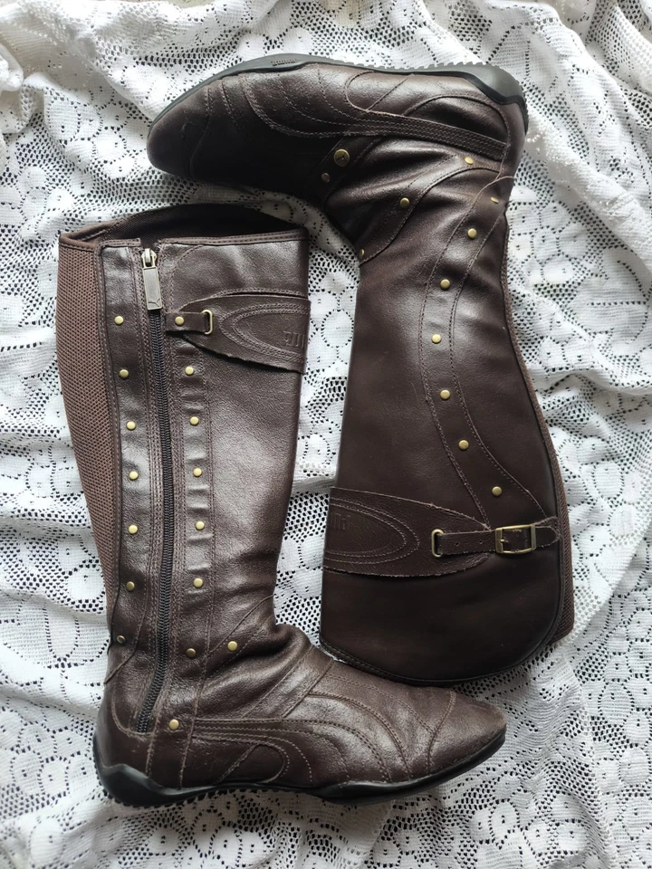 Puma Racing Boxing Boots Y2K - Image 2 of 4