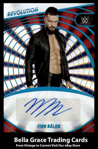 2023 Panini Revolution WWE Finn Balor #AG-FBL RAW Sunburst 88/99 Autograph Auto