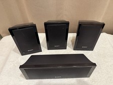4 Sony SS-TS102 SS-TS101 SUR L R Surround Sound Speakers Home Theater Set