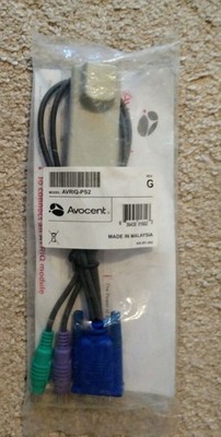 LOT OF 7 - 2 NEW, 5 OPEN - Avocent AVRIQ-PS2 Module - 620-261-502 KVM