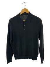 PRADA Knit Sweater (Thin) 50 Wool Black Solid