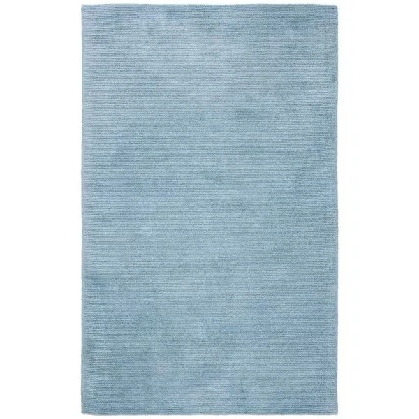 SAFAVIEH Himalaya Blue 4 ft. x 6 ft. Solid Color Area Rug - Image 2 of 4