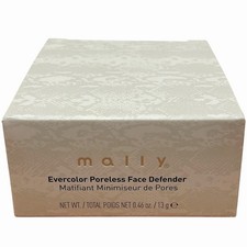 New In Box .46oz Mally Evercolor Poreless Face Defender With Sponge - Primer