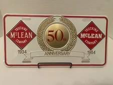 Trucking Company Collectables.   McLean Trucking Anniversary Plate