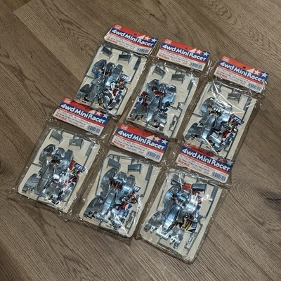 Tamiya TTO Blue Plated Body Shell Set Silver 1:32 Mini 4WD 95253
