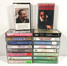 Lot of 18 R B Cassettes 80  s 90  s Marvin Gaye Morris Day  12 Are Sealed VGC