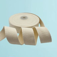1 Inch Cotton Webbing 10 Yards Webbing Straps for Bags Handles, Bag Strap,Tote B