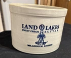 Red Wing Stoneware Land O Lakes Butter Crock Millennium Edition New