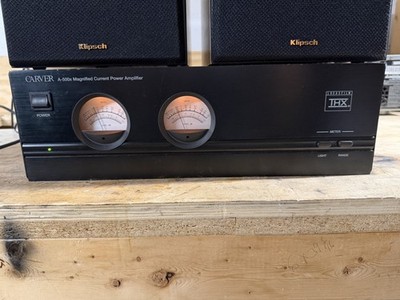 Carver A-500X Magnified Current Stereo Power Amplifier THX Certified
