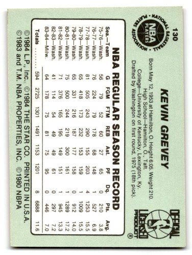1984-85 Star Basketball NM Complete Your Set You Choose #1-288 Bill Walton - Picture 203 of 271