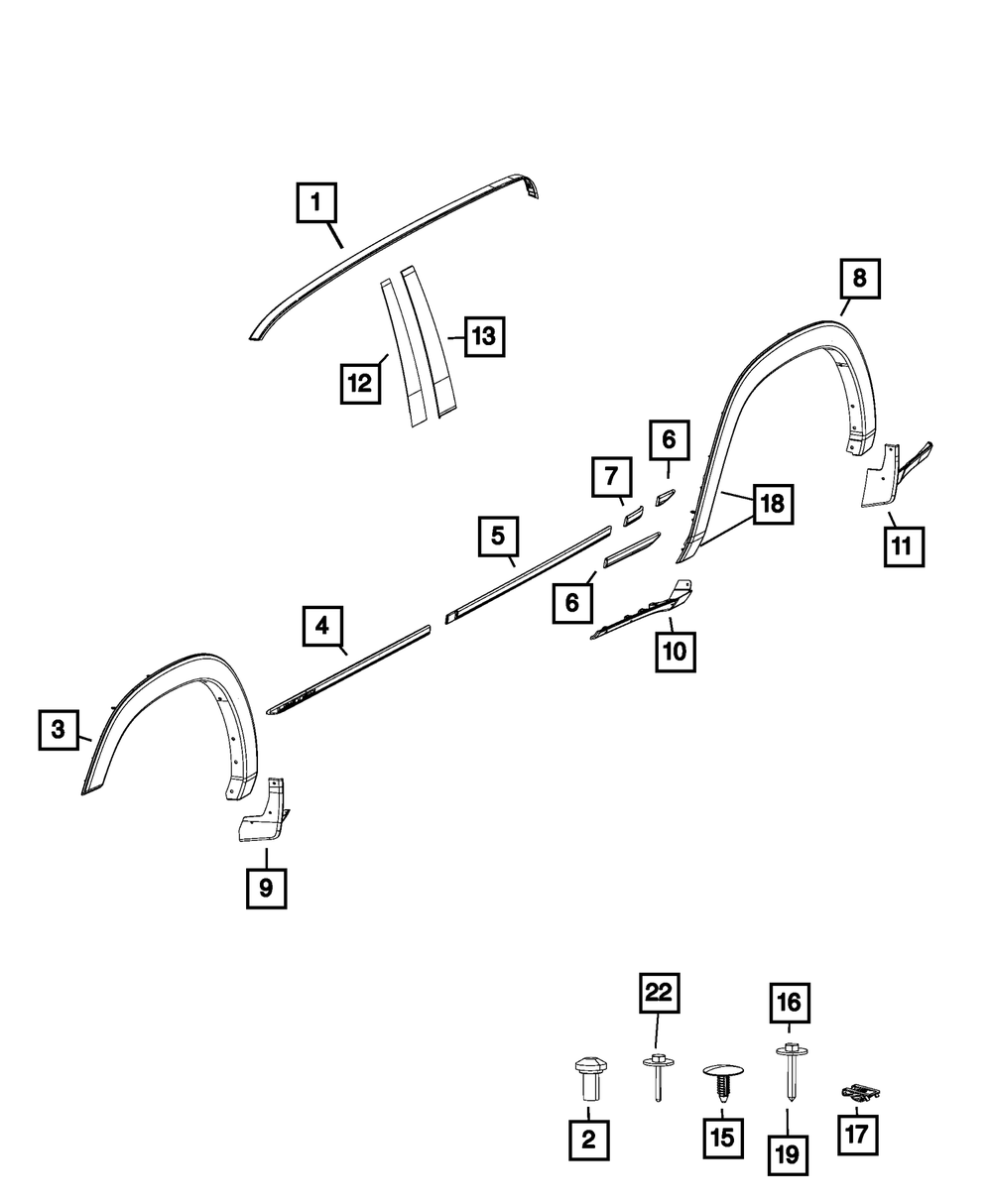Genuine Mopar Weld Stud 6512525AA