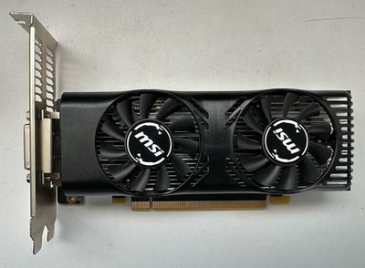 MSI NVIDIA GeForce GTX 1650 LP OC Low Profile 4GB GDDR5 Grafikkarte DVIHDMI DP