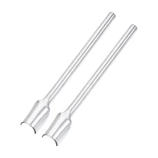 Half-Round Leather Cutter Punch 10mm Strap End Punch Tool for DIY Craft 2pcs