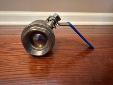 316 Stainless Steel 2" Full Port Ball Valve NPT Female Thread 1000 WOG