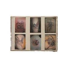 Traditional Style Tattoo Flash Sheet Shop Used 15"x11"