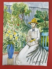 Edouard Manet Drawing on paper (Handmade) signed and stamped