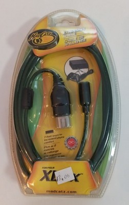 MADCATZ Original XBOX Controller Extension Cable Braided 7 Foot Brand New