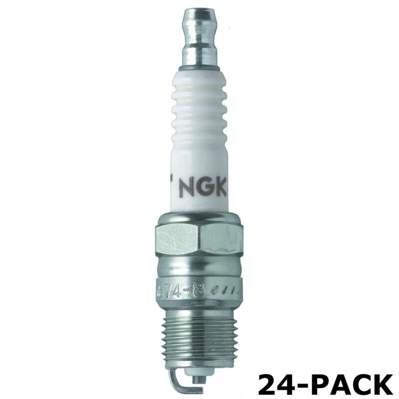 NGK Spark Plug 5034 24-PACK V-Power R5674-7 14mm Copper/Nickel, Tapered, 7