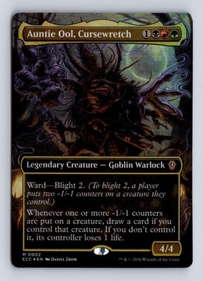 Auntie Ool, Cursewretch (Borderless) Mythic Commander: Lorwyn Eclipsed