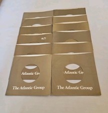 45 RPM 7" RECORD SLEEVES CO. SLEEVE Qw PACK SEE PHOTO Atlantic Group SLV388