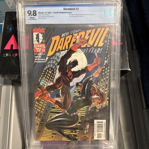 Daredevil #2 Vol. 2 1998 CGC 9.8 J SCOTT CAMPBELL variant