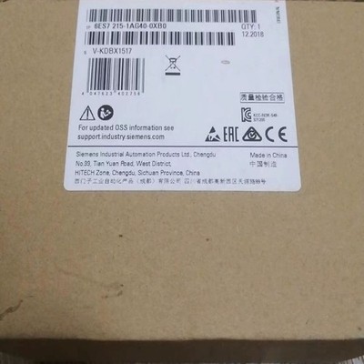 Siemens Simatic Central Processing Unit (6ES7215-1AG40-0XB0) for