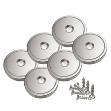 Magnete Neodym 40kg Kapsel Topfmagnete 6 Stück 32x8mm