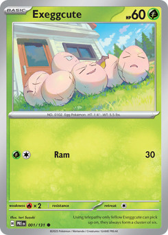 Exeggcute #1 - Prismatic Evolutions - Pokemon TCG