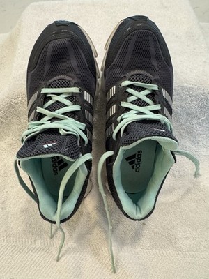Adidas Adiprene + Tennis Running Shoes Women Size 6.5 Gray Mint Green EUC