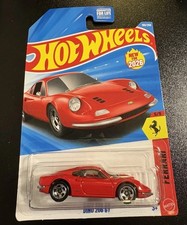 Hot Wheels 2026 New Case G Ferrari Dino 206 Gt