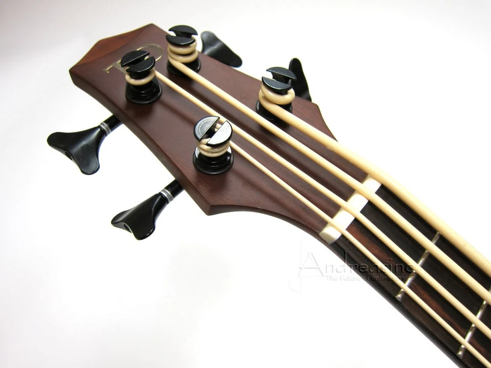 LEFT HAND GOLD TONE MICRO BASS GUITAR w/ GIG BAG TRAVEL ACOUSTIC ELECTRIC M-BASS - Image 4 of 4